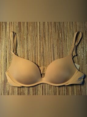 NWT Intimissimi Gioia Honey Nude Silky Touch Microfiber Super Push Up Bra 34B